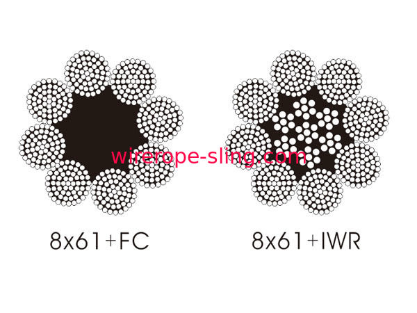 高強度鋼線ロープラウンドストランド8 X 61を着用してください