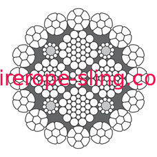 8mmワイヤー ロープLksを高く上げるクレーン車密集する16-2のCの外の繊維