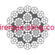 鍛造される電流を通された鋼線ロープLKS 16-3 C内部ロープを高く上げる沖合いクレーン