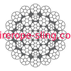 鋼線ロープLKS 16-5を高く上げるブーム クレーンにCのすべての繊維密集しました格子をつけて下さい