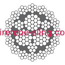 抵抗力がある上塗を施してあるワイヤー ロープLKS 16-6の回転を高く上げる回転タワー クレーン