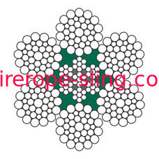 鋼線ロープLKS 6-1 P亜鉛上塗を施してあるクラスBの標準を高く上げる橋クレーン