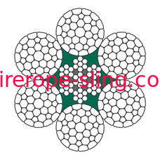 密集する10mmワイヤー ロープLKS 6-2 CPの外の繊維を高く上げるガントリー クレーン