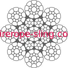 Groomers LKS8-4 Cのための電流を通された二重平行によって座礁させる鋼線ロープ