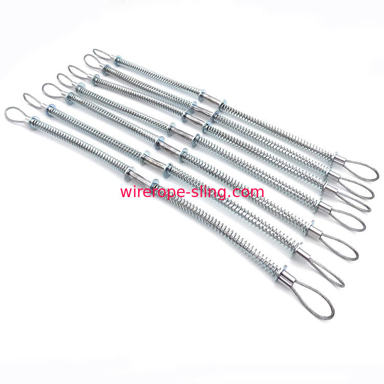 Whipcheckの安全ケーブルの鋼鉄ロープの吊り鎖2mm - 8mmはステンレス製に電流を通しました