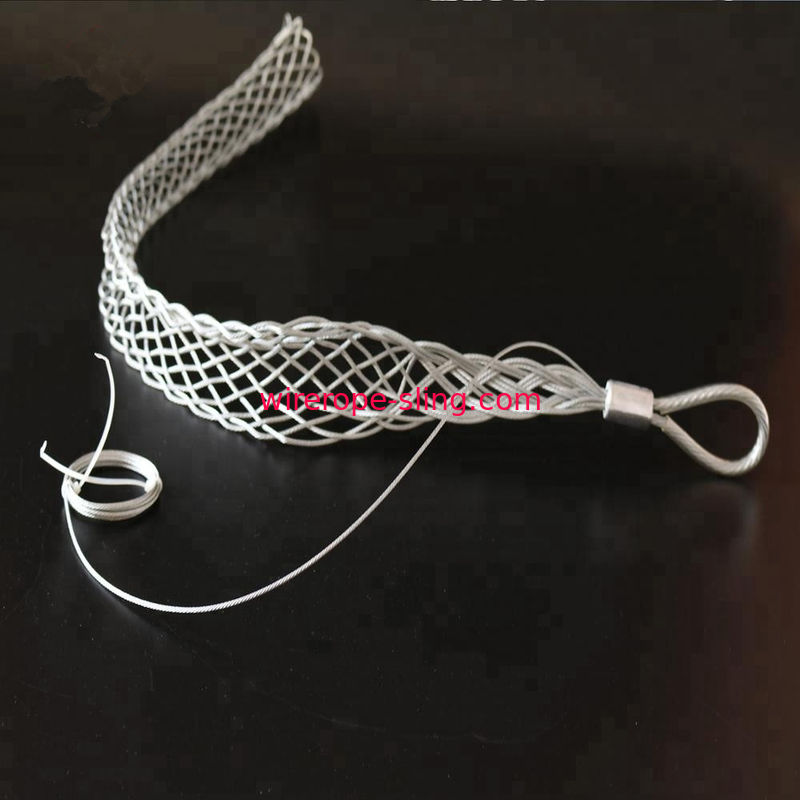 ケーブルの引きのための熱い電流を通されたワイヤー ロープの単一の側面の抗力覆いケーブル グリップ