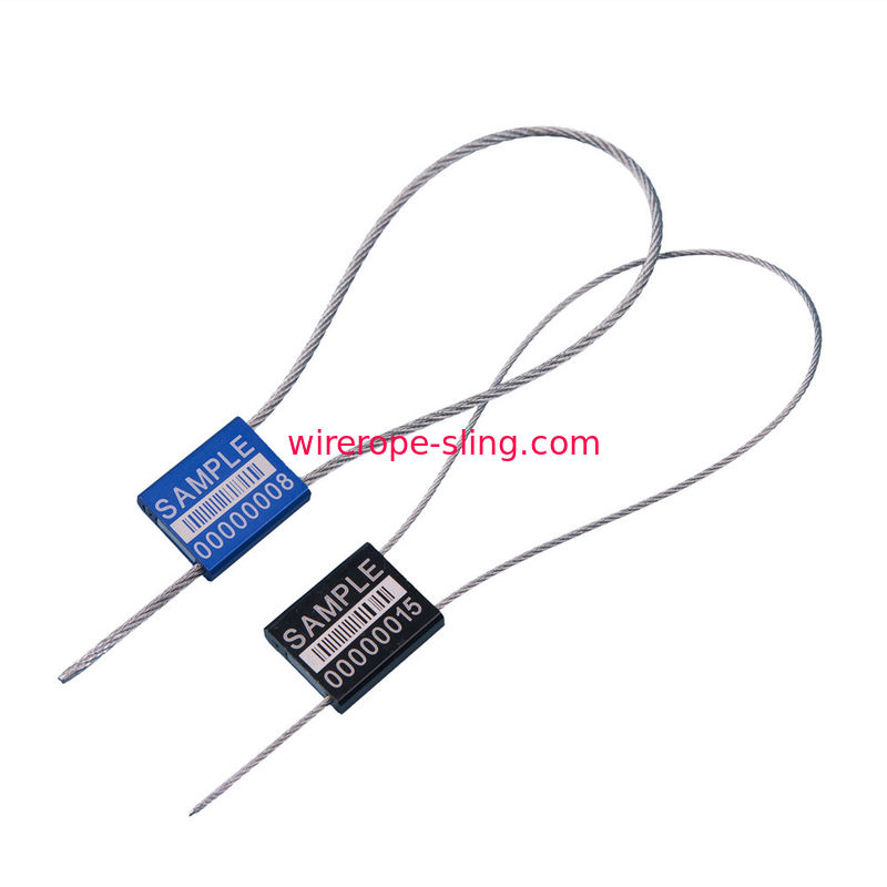 多彩な電流を通された鋼線ロープの容器の保証ケーブルのシール ロック