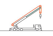 Telescoping crane Telescoping crane