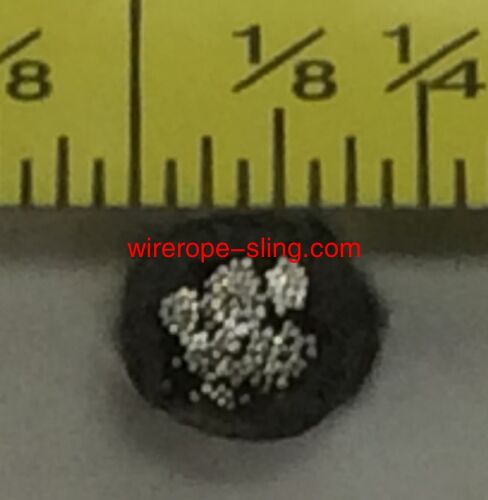 ビニール塗装鋼航空機ケーブルワイヤロープ50フィート1 / 8