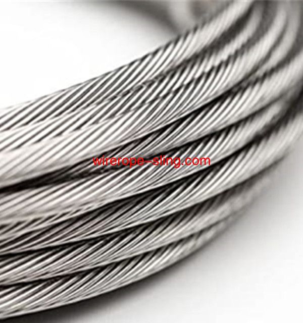 ケーブルレールのためのステンレス鋼ワイヤーロープ高張力鋼ケーブル